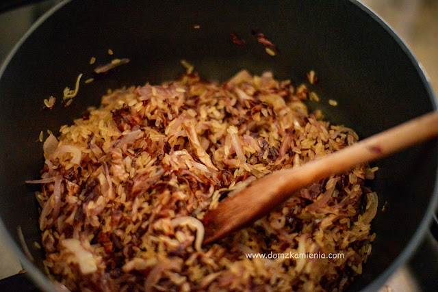 Risotto z kurkumą i radicchio, Kuchnia w Kamiennym Domu