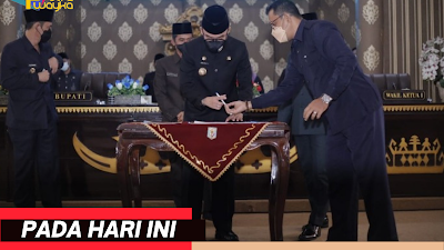 Hari Ini, Bupati Way Kanan Hadiri Acara Rapat Paripurna Pengesahan R-APBD TA 2022