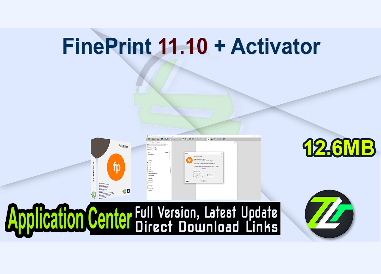 FinePrint 11.10 + Activator