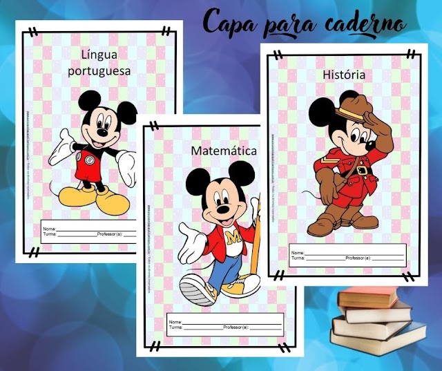 Capas para caderno ou portfólios