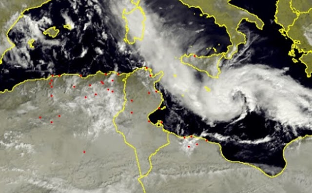 شاهد الفيديو: سلسلة من النشرات التحذيرية: أمطار كبرى وعواصف رعدية قادمة لتونس Video