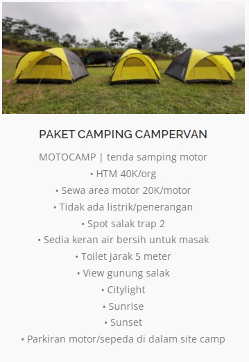 Motocamp di Puncak Halimun Camping Ground