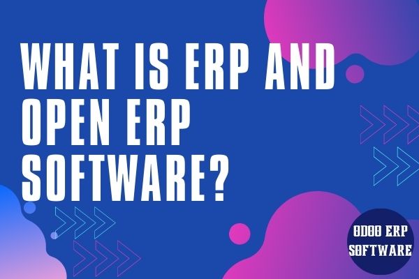 What is ERP and open ERP Software?