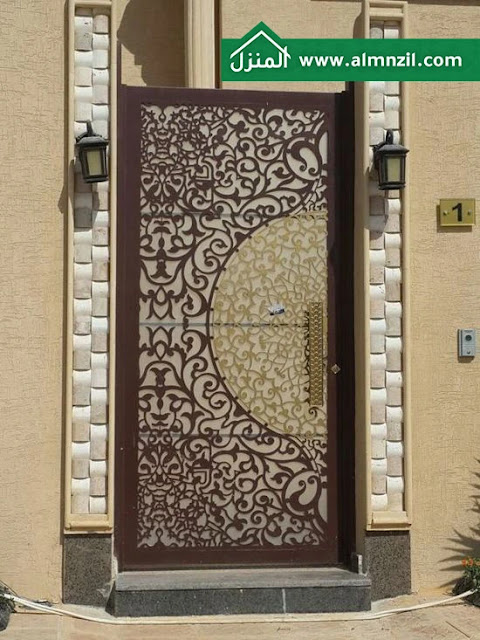 كتالوج أبواب حديد قص ليزر زخرفة سعودية