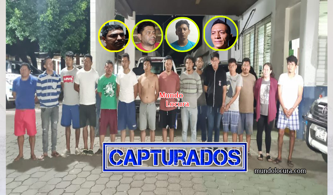 El Salvador: Capturan a 19 pandilleros de la Tribu Santa Ana, Cancha Coatepeque, Jengla Hoover Vatos Locos Sureños (HVLS)