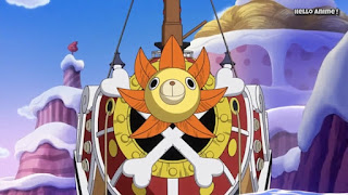 ワンピースアニメ WCI編 844話 サニー号 | ONE PIECE ホールケーキアイランド編