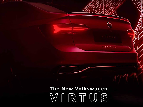 Novo VW Virtus 2023 mostra lanternas em novo Teaser