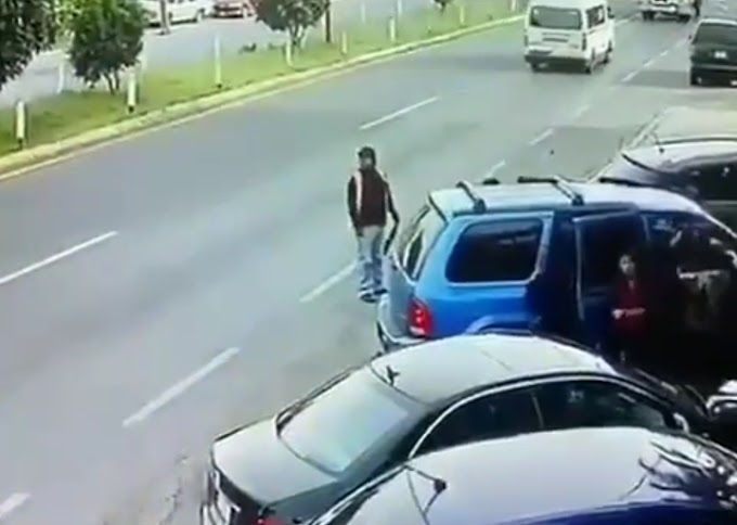 Man gets run over while trying to help a car out of a parking lot