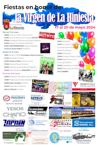 Programa Fiestas La Hiniesta 2024