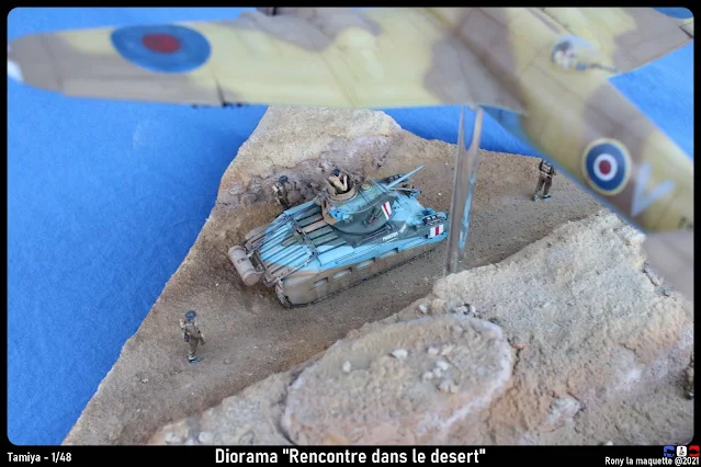 Diorama Matilda Tamiya 1/48.