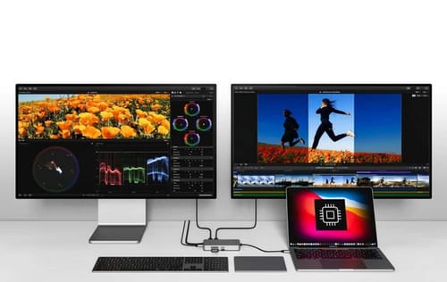 Run two 4K displays on MacBook M1