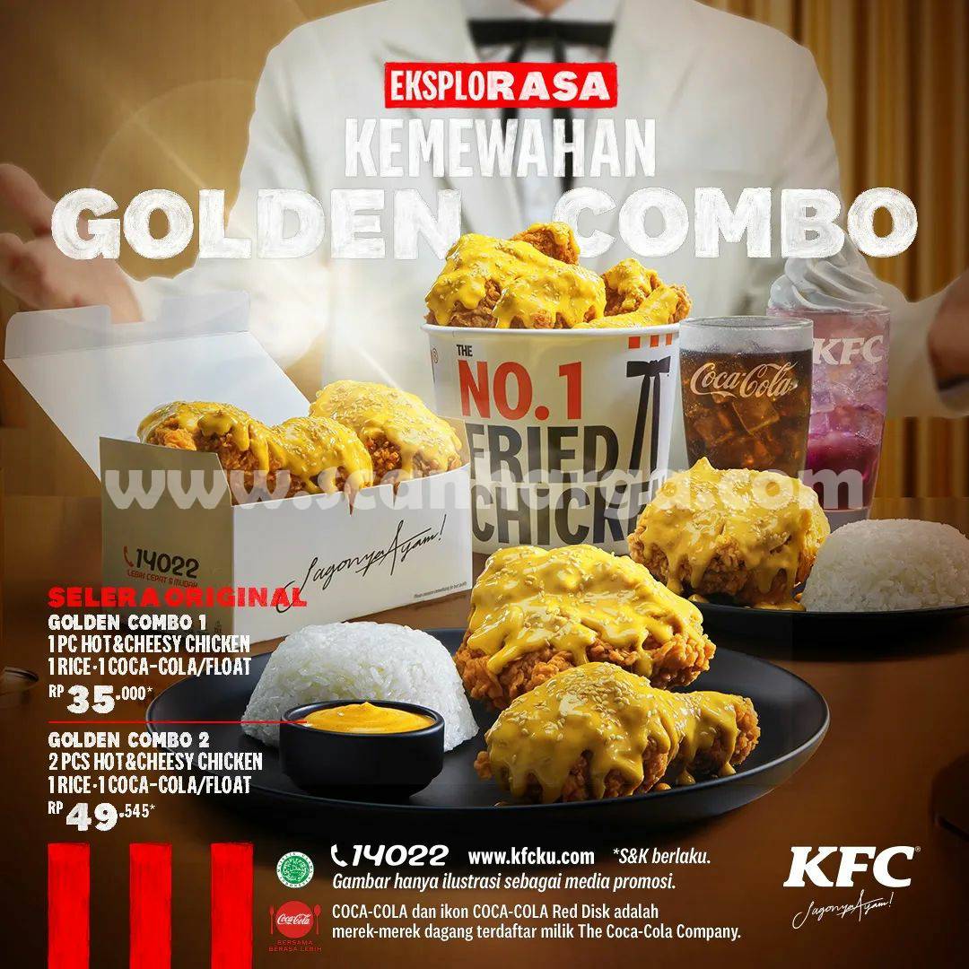 KFC GOLDEN COMBO – Harga mulai Rp. 35.000-an*