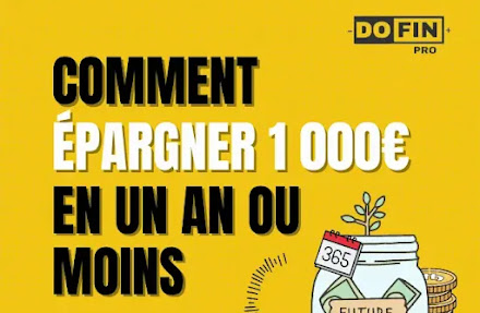 Comment épargner 1 000 € en un an ou moins