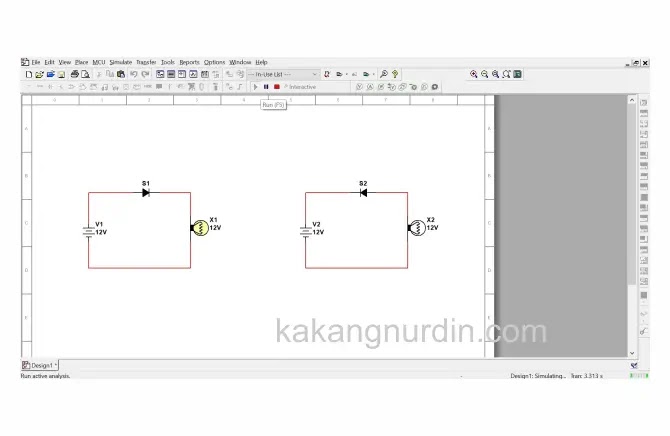 Perhatikan gambar berikut ini. Manakah diantara dua rangkaian berikut yang lampunya indikatornya menyala