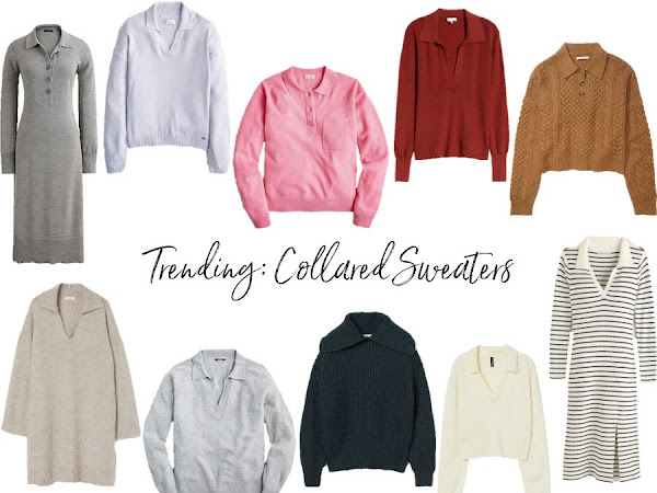 Trend Spotlight: Collared Sweaters