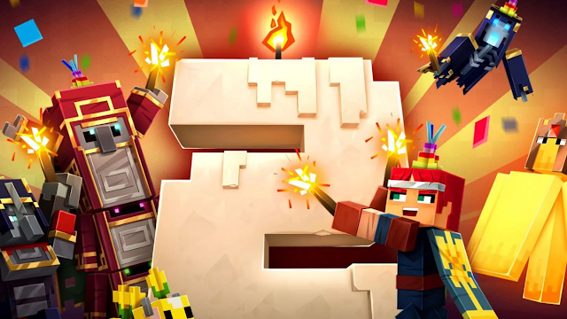 For its second anniversary, Minecraft Dungeons has announced new events and cosmetics