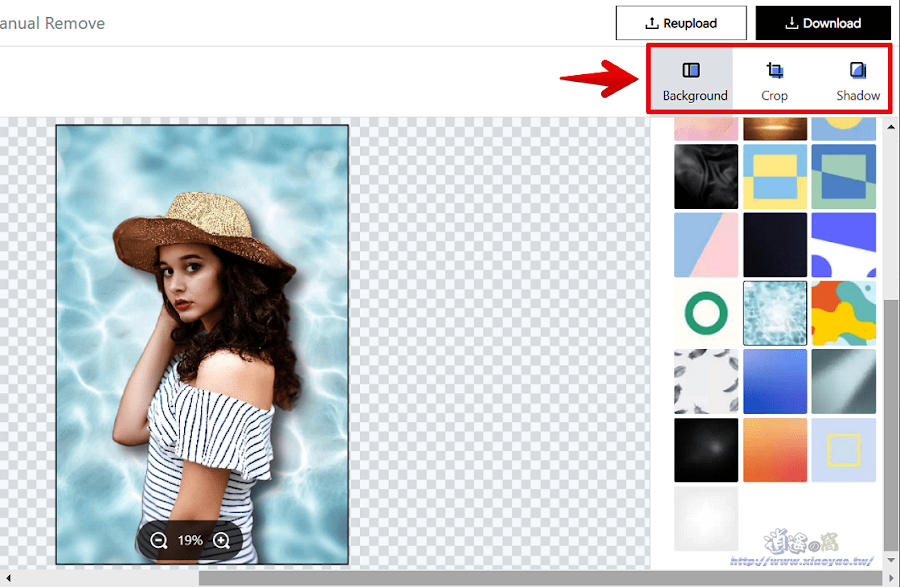 FocoClipping 線上批量清除照片背景，一次處理 30 張圖片可更換背景