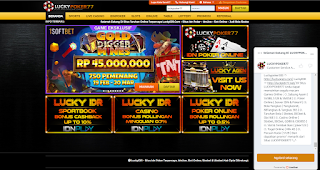 LUCKYPOKER77 : BANDAR JUDI ONLINE TERBAIK DAN TERPERCAYA