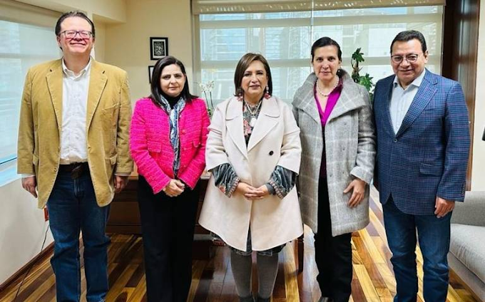 Xóchitl Gálvez se reúne con Mónica Fragosso, próxima presidenta del TEPJF