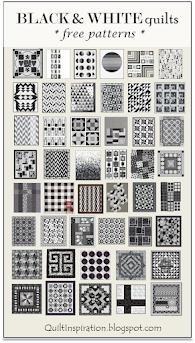 Free patterns! Black & White quilts (CLICK!)