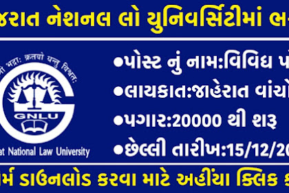 GNLU Recruitment 2021