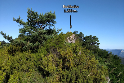 Bachicabo visto desde el cordal