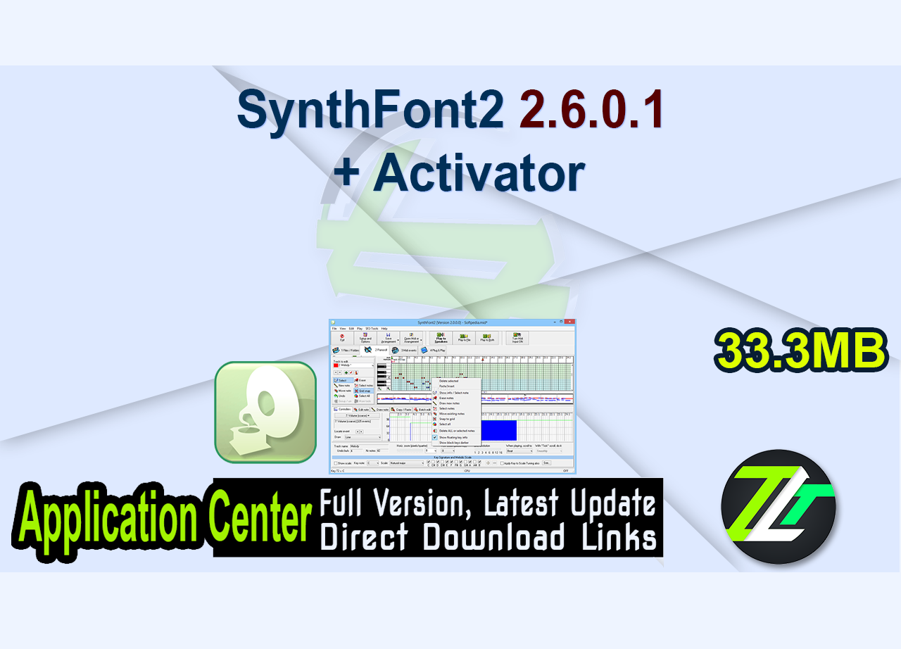 SynthFont2 2.6.0.1 + Activator