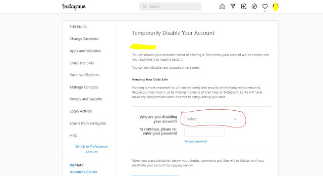 How to Delete Instagram Account