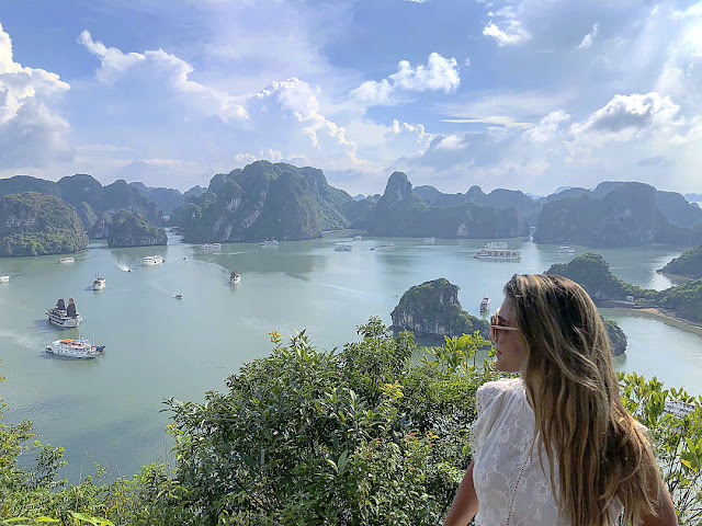 Beautiful pictures on top of Titop Island in Ha Long Bay