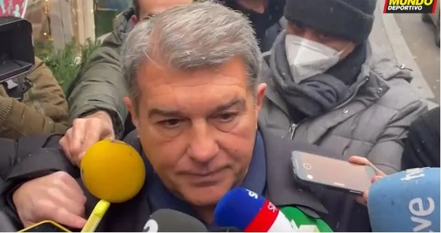 Laporta: 'I think Barca will advance to the knockout stage'