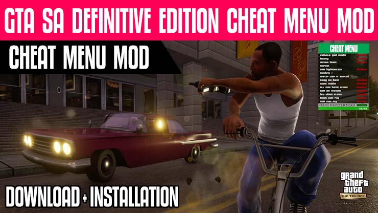 GTA San Andreas Definitive Edition cheats pc