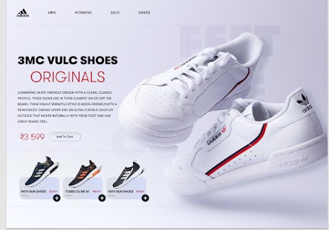 Adidas Sneakers Website #mghartstudios