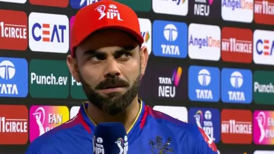 Remain calm and collected. following earning the Orange Cap following the PBKS match, Virat Kohli said to the RCB supporters, "I know what it means."
