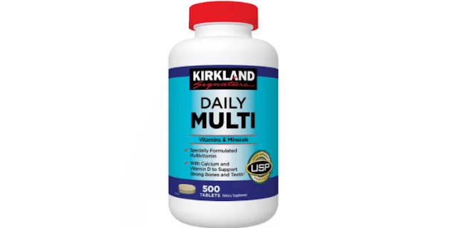 Kirkland Signature Daily Multi 500 Tablets Vitamins & Minerals