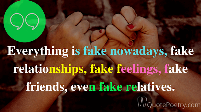 Toxic Two Faced Fake Family, Friends Quotes
