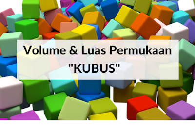 Volume Kubus dan Luas Permukaan Kubus - Matematika Kelas 6