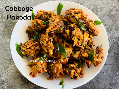 cabbage pakoda