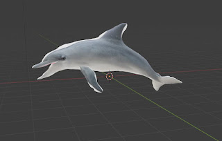 Dolphin fish free 3d models blender obj fbx low poly