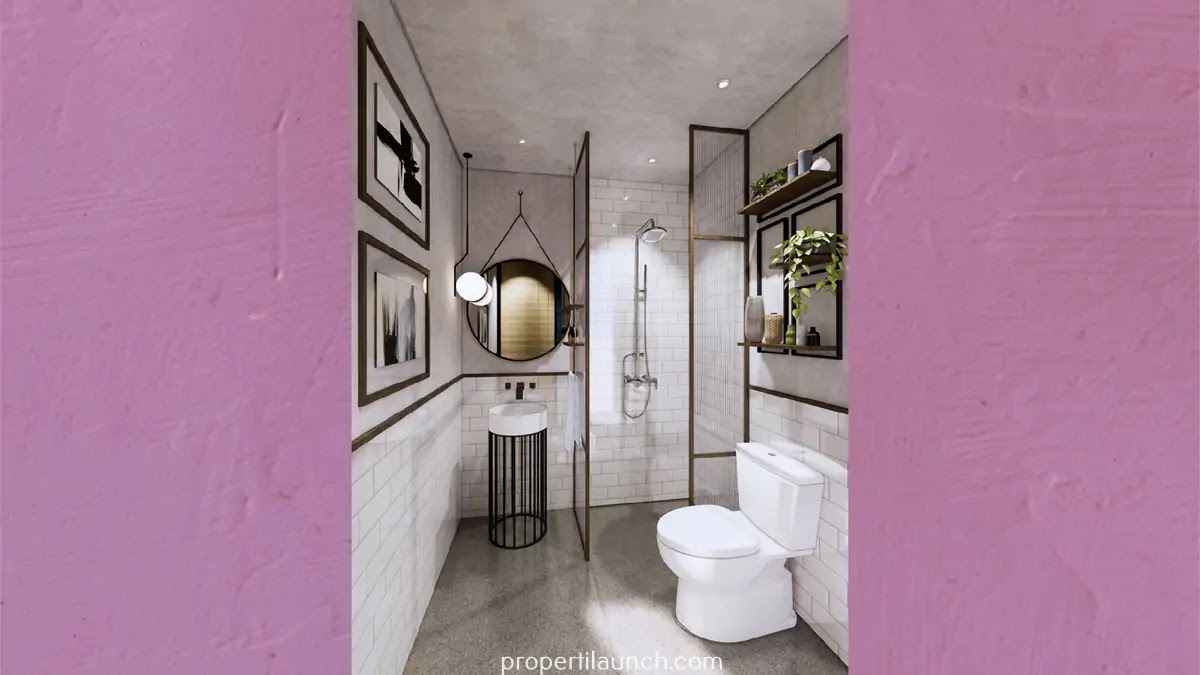 Desain Toilet Rumah Cendana Gard'n Vista Tipe Residence