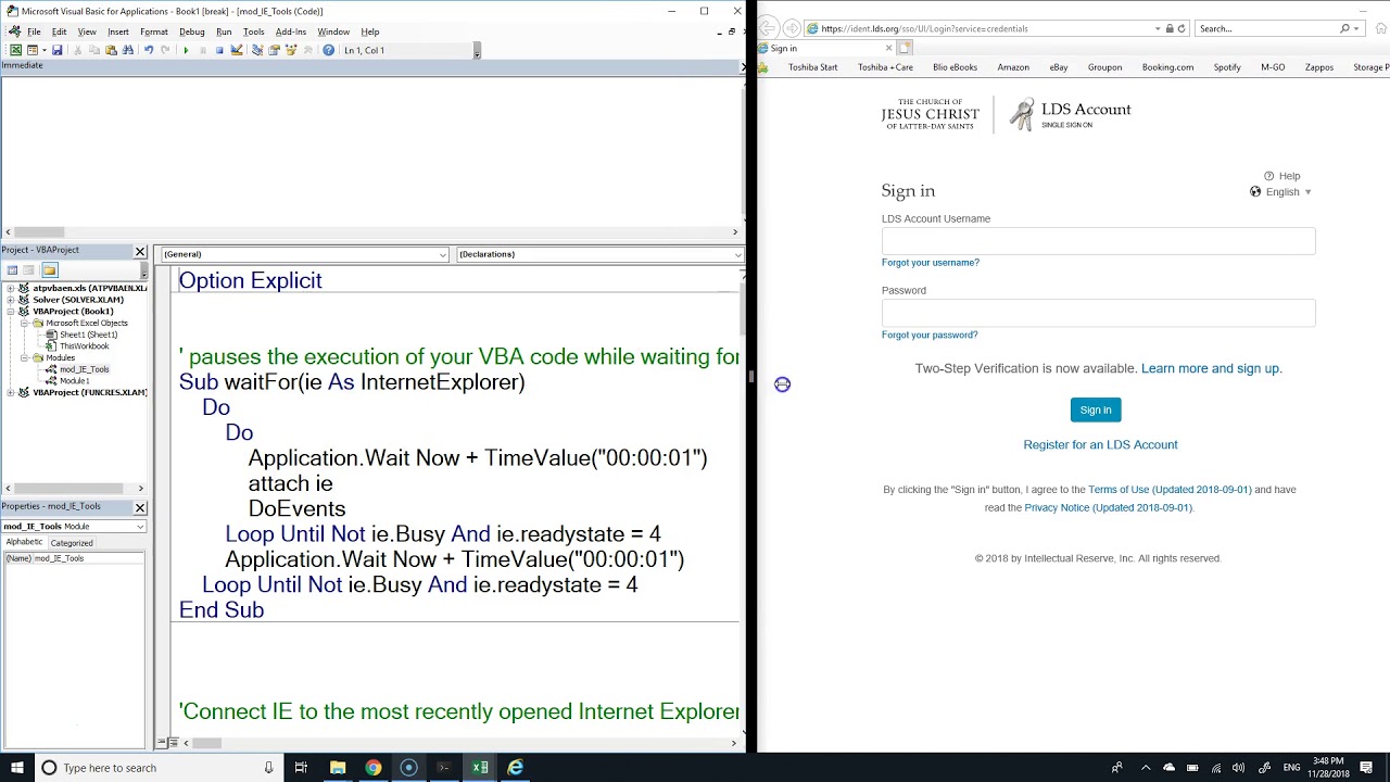 كيفية فتح Internet Explorer باستخدام Excel VBA