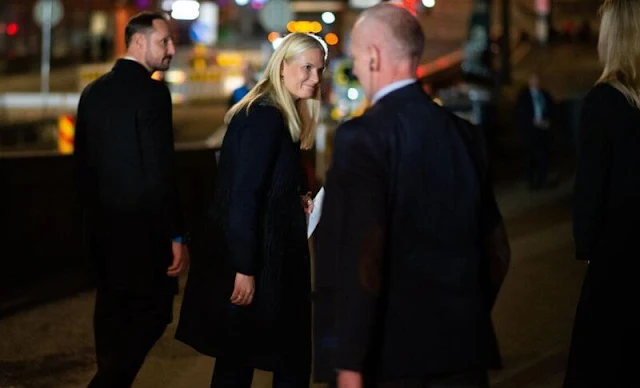 Crown Prince Haakon and Crown Princess Mette-Marit attended an ecumenical church service held for peace in Ukraine