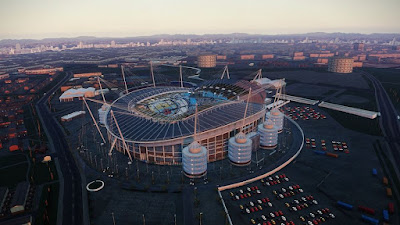 PES 2021 Stadium Etihad Aerial View