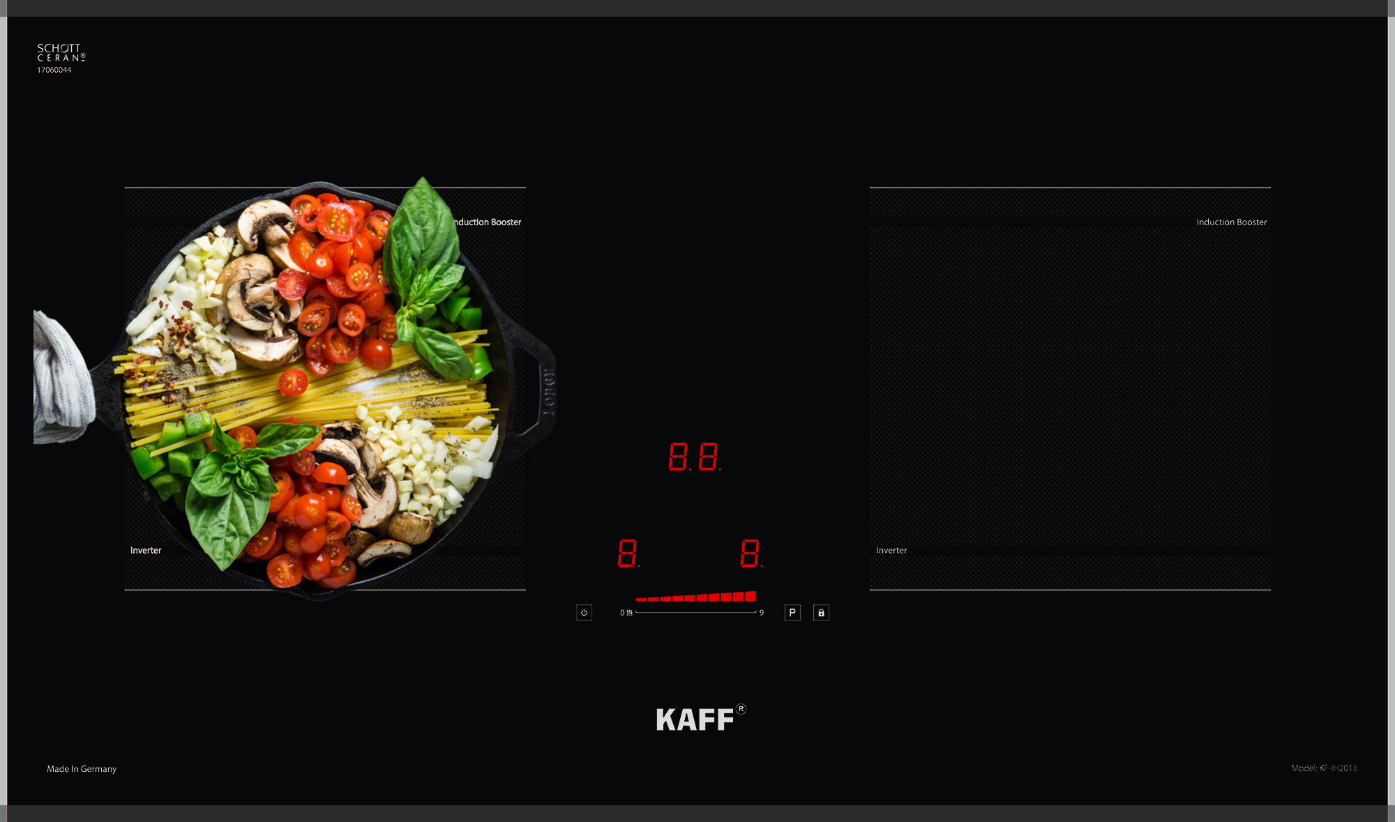 Bếp từ Kaff KF-IH201II - Thiết kế mới cùng những trải nghiệm mới