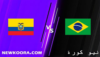 نتيجة مباراة البرازيل والإكوادور اليوم 27-01-2022 في تصفيات امريكا الجنوبيه المؤهله لكاس العالم
