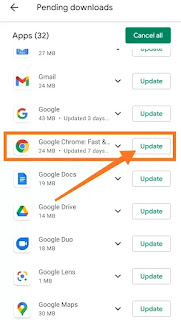 Chrome Browser Update