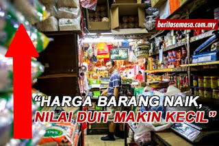 Teringat kisah harga barang naik pada 22 bulan itu.