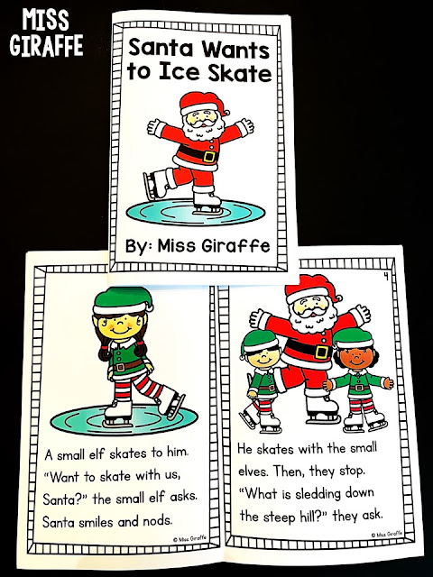 S Blends Christmas Book Reading Practice