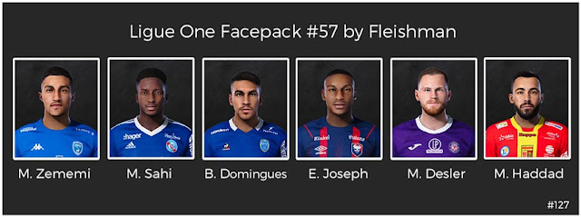 Ligue 1 Facepack #57 For eFootball PES 2021