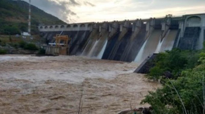 Jequié: Centro da cidade pode ficar alagado, Chesf anuncia abertura de seis das sete comportas da Usina da Pedra, na Bahia