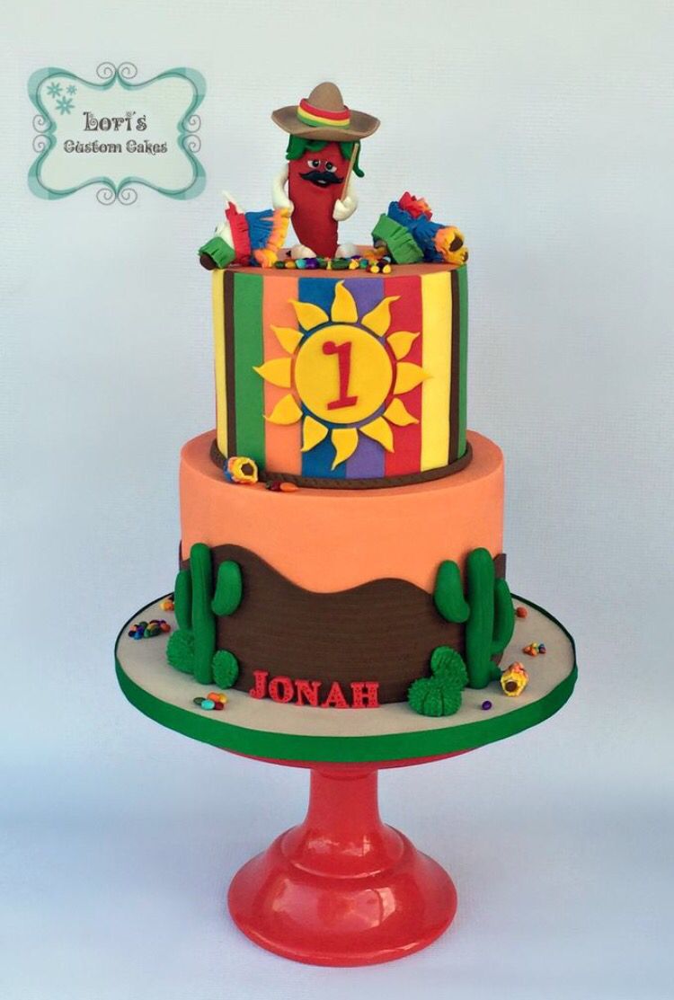 fiesta theme cake